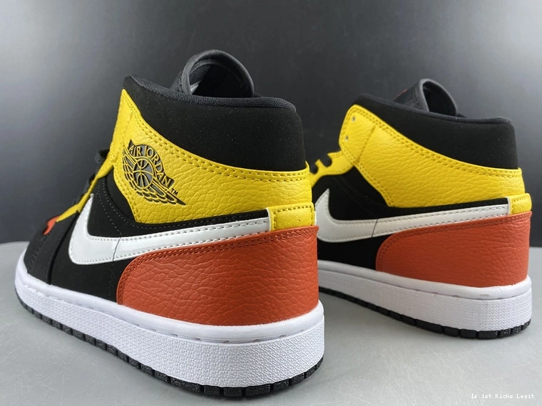 Mid 852542-087 - Amarillo Black Orange 1 Jordan 0402